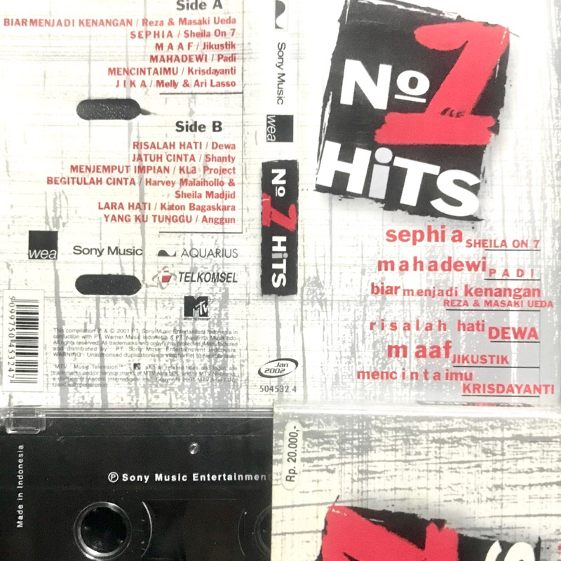 KASET PITA NO 1 HITS VOLUME 1