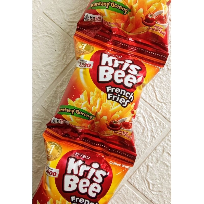 

KRISBEE FRENCH FRIES RENCENG 10 x 9g KENTANG GORENG RENCENGAN MAKANAN RINGAN CEMILAN ANAK