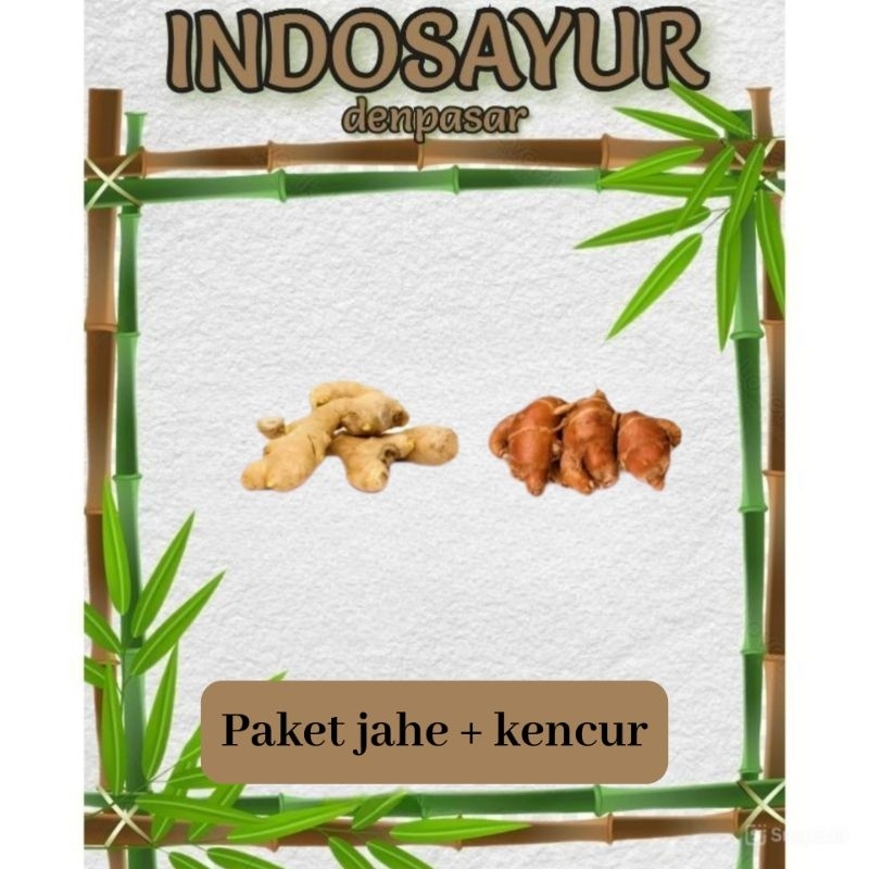 

Paket jahe dan kencur 100g _ INDOSAYUR