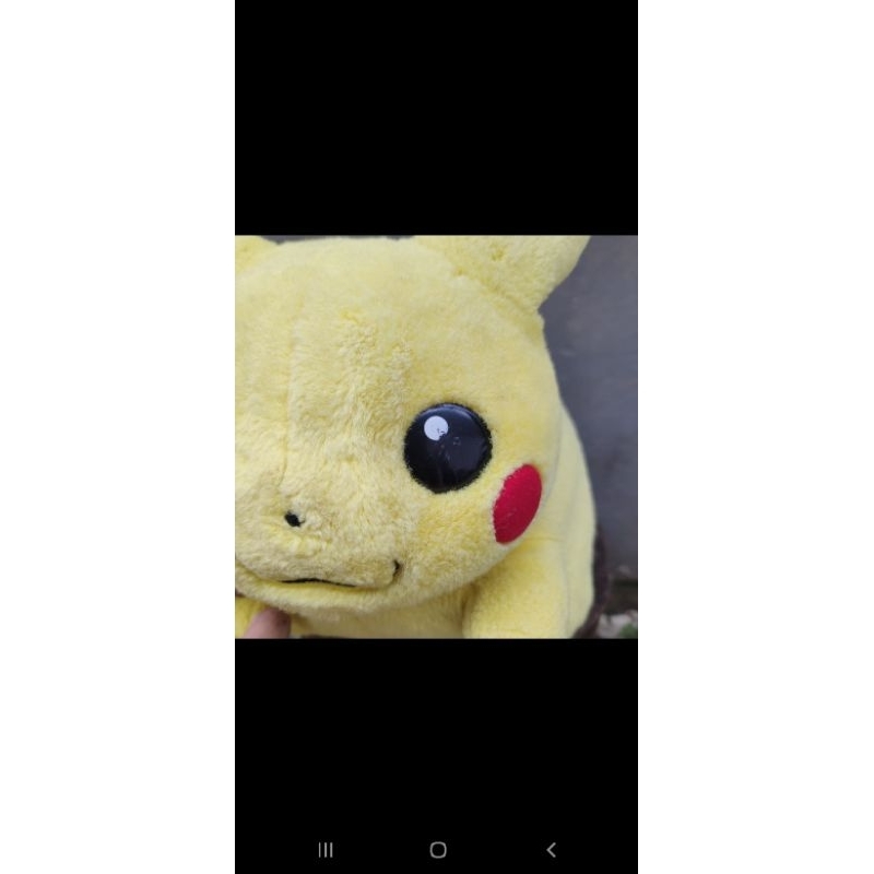 Boneka Pikachu Jadul Tomy Minus Mata Bren Pudar Cantik Lucu