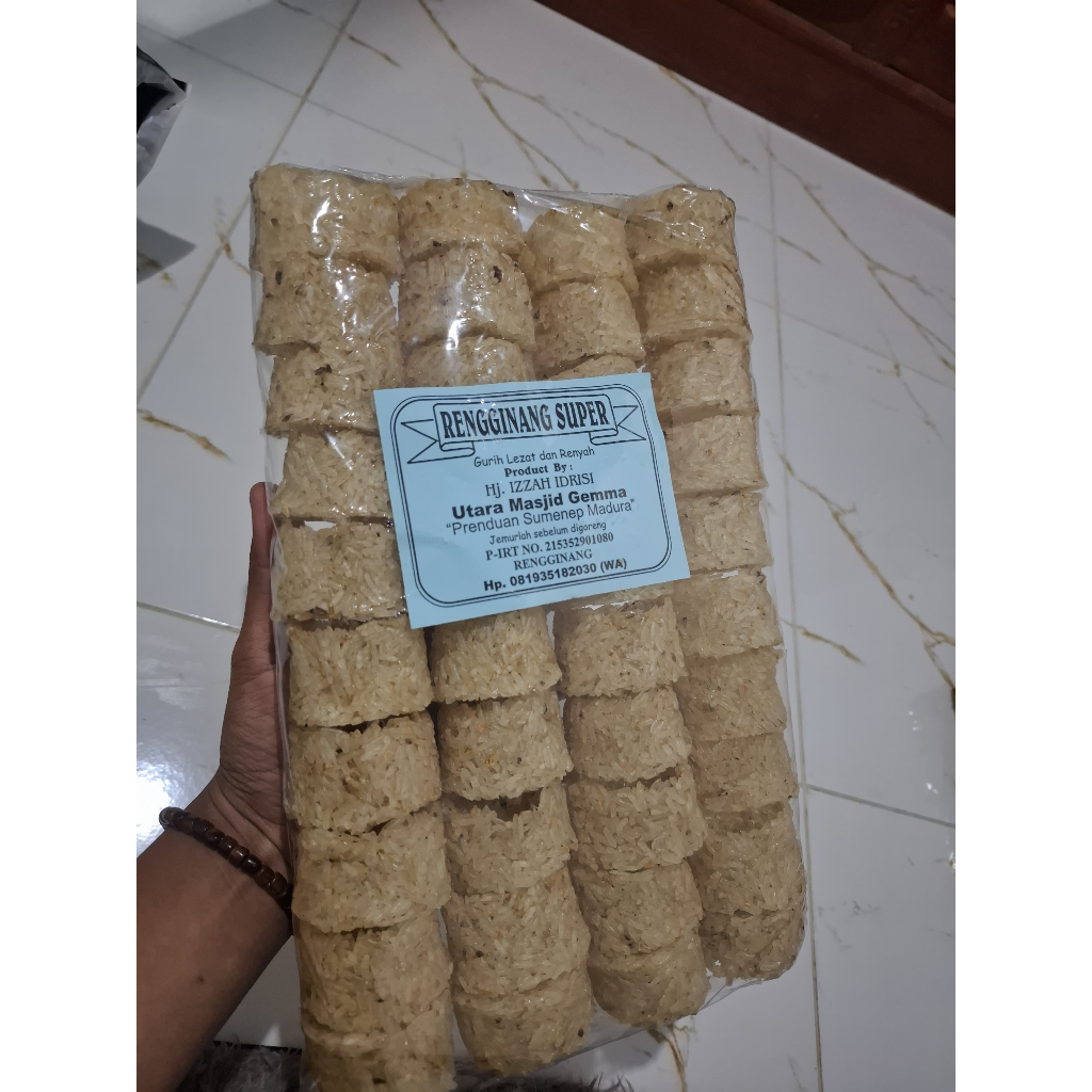 

Rengginang Lorjuk 40 Biji Rengginang Mentah 40 Biji Khas Madura Original