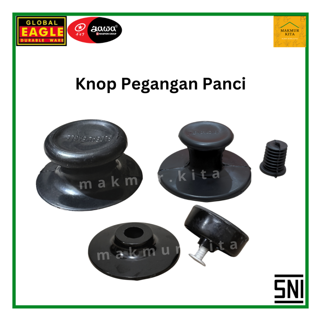 Knop Pegangan Panci Global Eagle / Knop Tutup Panci Jawa Maspion
