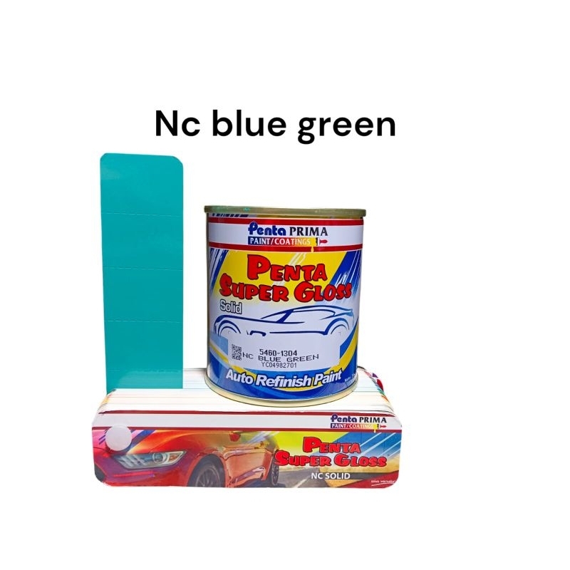 CAT DUCO PENTA NC WARNA STANDART SOLID SUPER GLOSS NC BLUE GREEN ISI 200 GRAM
