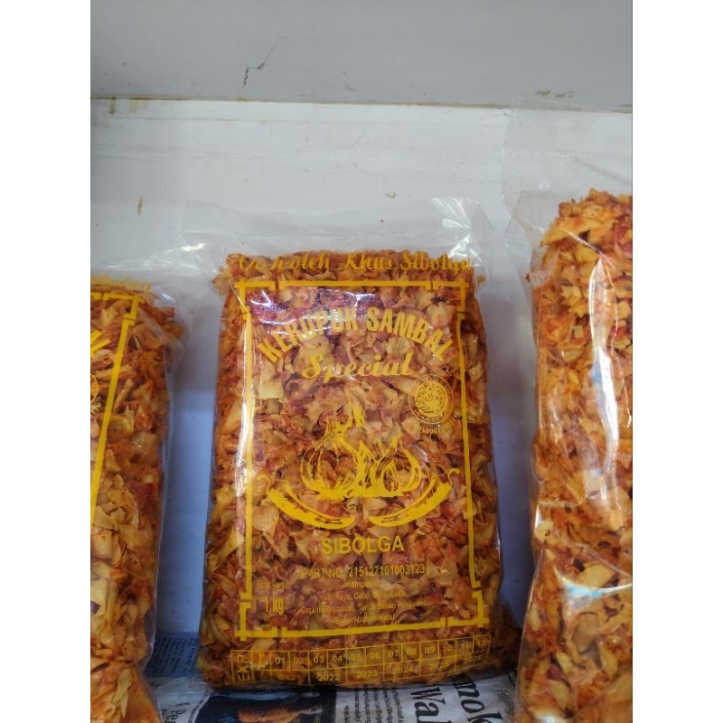 

Kripik Sambal Spesial teri (1 kg)