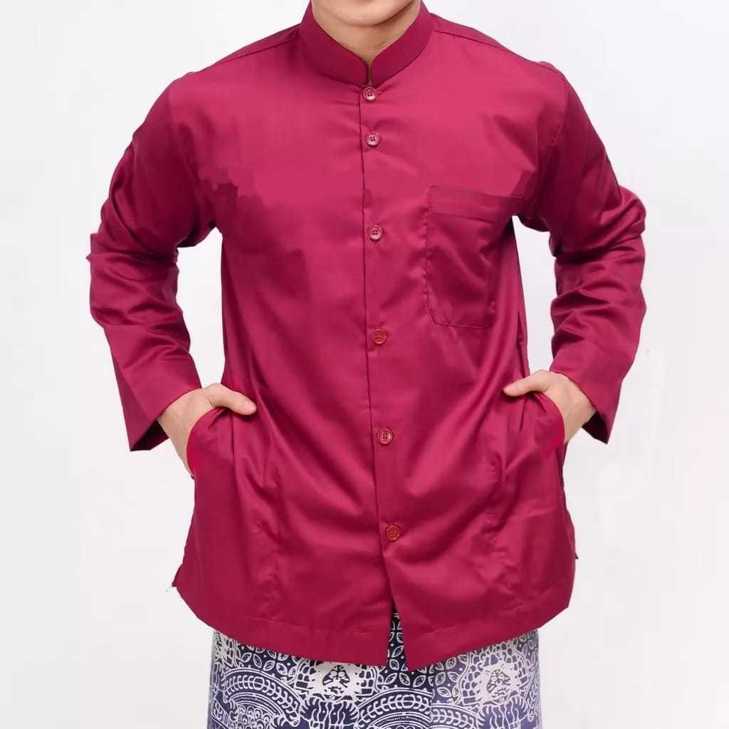 termurah KOKO PRIA MUSLIM LENGAN PANJANG / JAZ KOKO / JASKO POLOS TERLARIS 2025