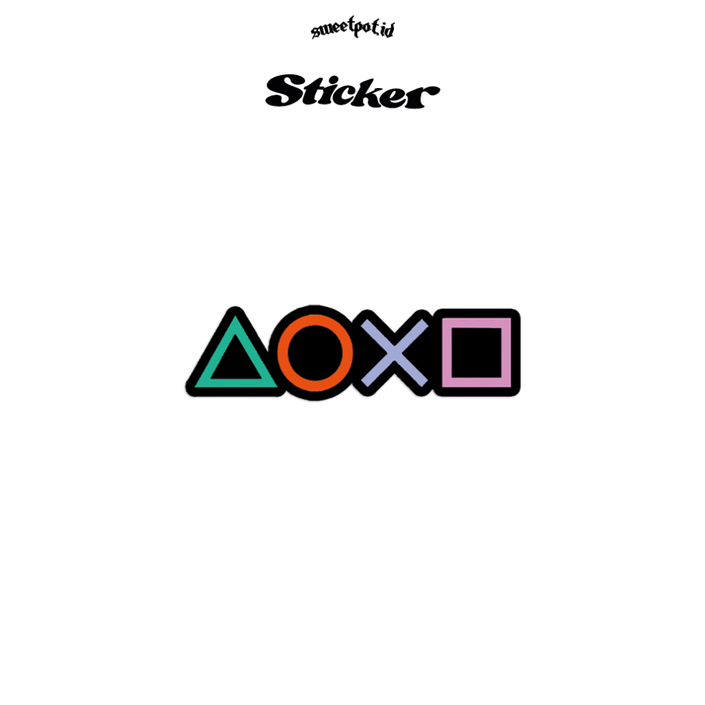 

(BISA COD) STIKER AESTHETIC "PLAYSTATION BUTTON (ICON)" / STIKER HELM / STIKER LOCAL BRAND / STIKER AESTETHIC / ANTI AIR / STICKER BIJIAN / STICKER ECERAN / STICKER METAL / STICKER POP / VIRAL / ASMARAKACAU