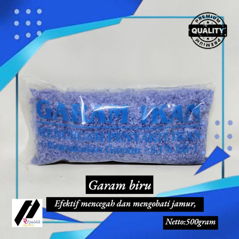 

garam biru / blue sart 500gram / garam ikan / garem ikan / Garam ikan / Garam ikan premium