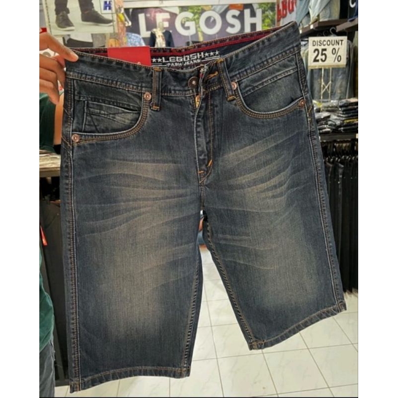 Celana Jeans Pendek Pria Legosh Jeans Fhasion Trendy Premium
