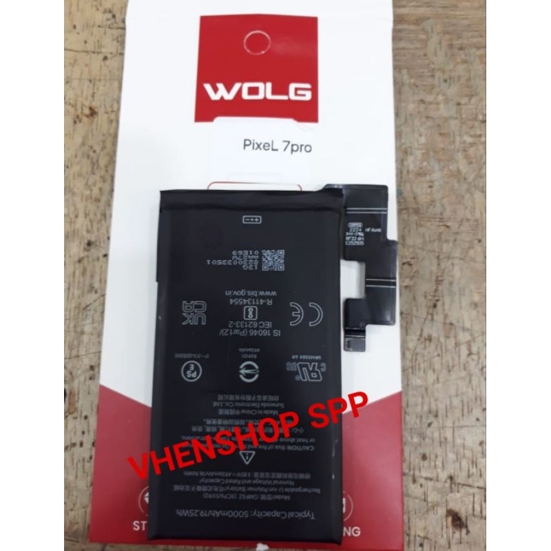 original baterai batre battery google pixel 7 pro - gopix 7 pro