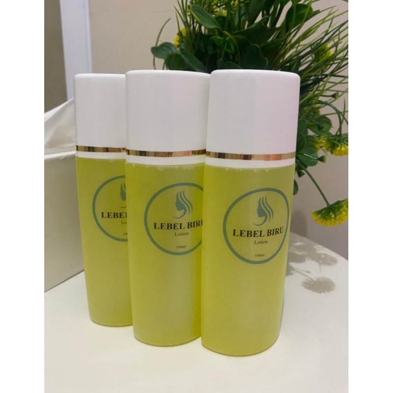 Toner badan Lebel biru