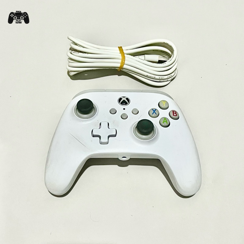 PowerA Basic White Wired Controller for Xbox Series S, X, Xbox One, PC - Second / Bekas