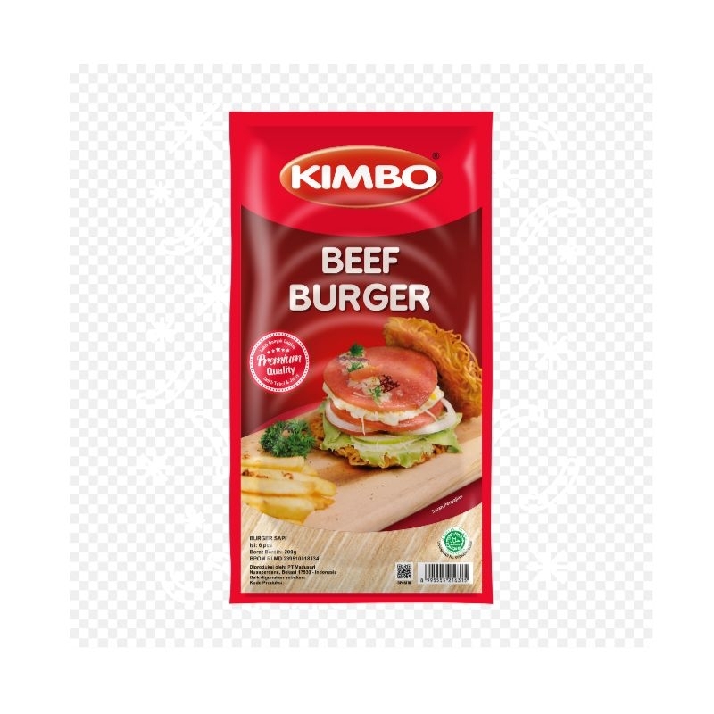 

KIMBO beef burger 200g