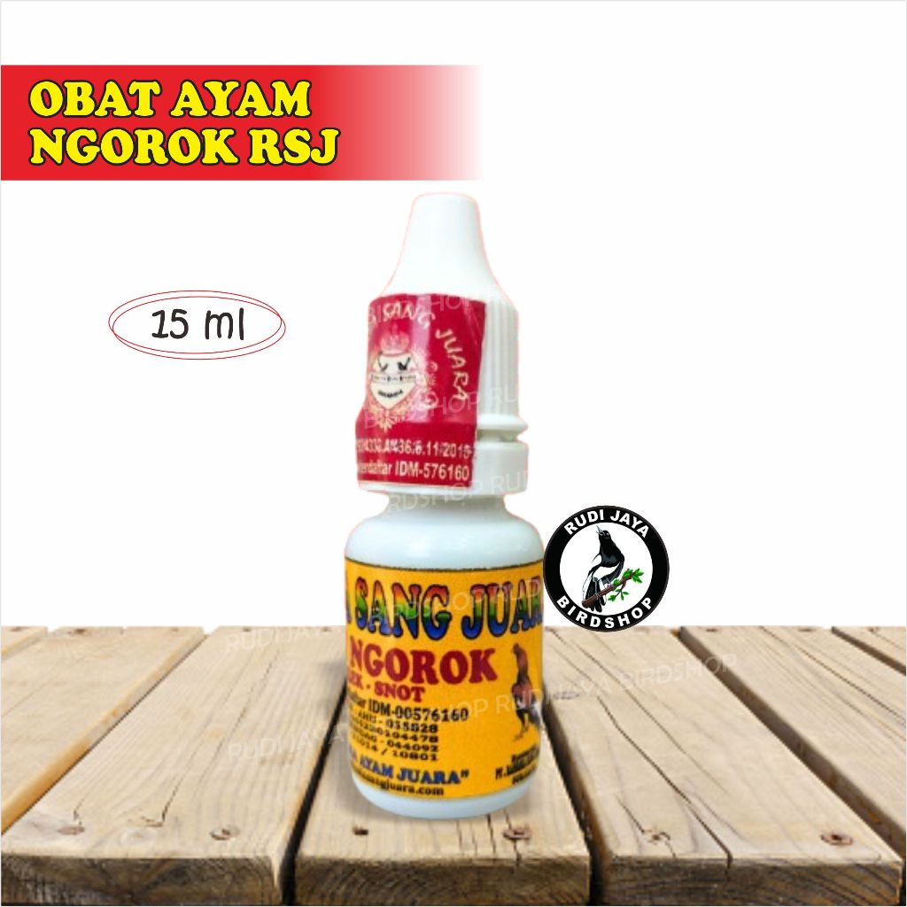 OBAT AYAM NGOROK RSJ OBAT TETES AYAM SAKIT FLU PILEK NGOROK LEMAS TIDAK NAFSU MAKAN