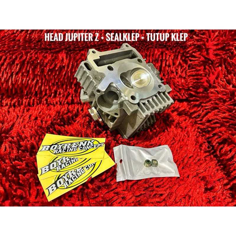 HEAD / KOP JUPITER - Z 5TN/5TP RACING - UKURAN KLEP 26/23 - 27/23 - 28/24 - 29/24 - 30/25 - BOYRENK 