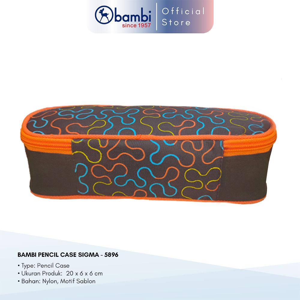 

Bambi Tempat Pensil Tipe Pencil Case Edisi Sigma Brown Original