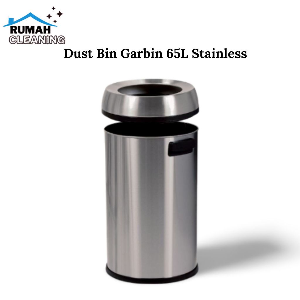 Dust Bin Garbin 65L Stainless