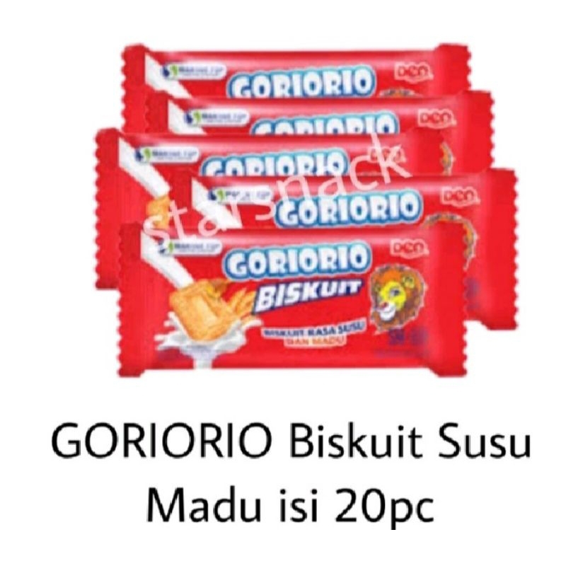 

GORIORIO BISKUIT susu madu isi 10 pc