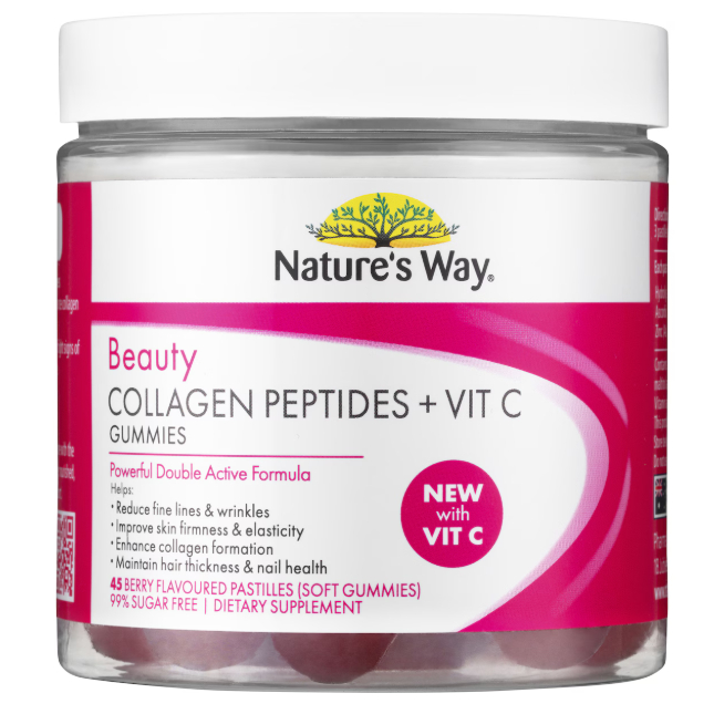 Nature's Way Beauty Collagen + Vitamin C Gummies 45 pack