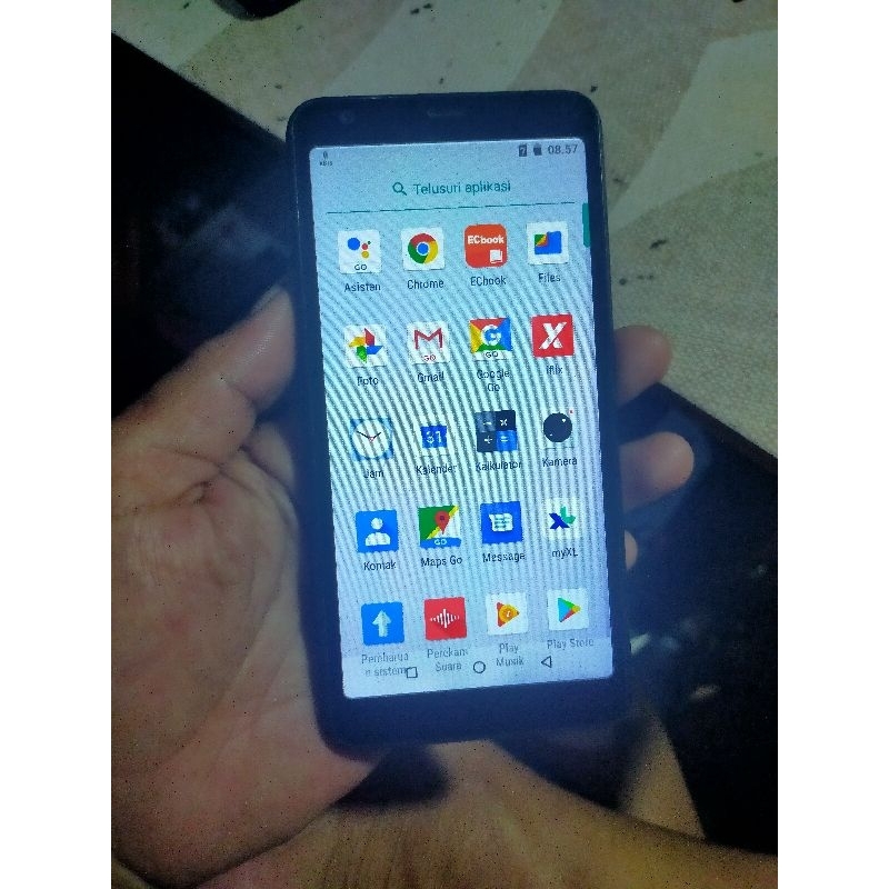 lcd Evercoss m55c  normal tinggal pasang mesin