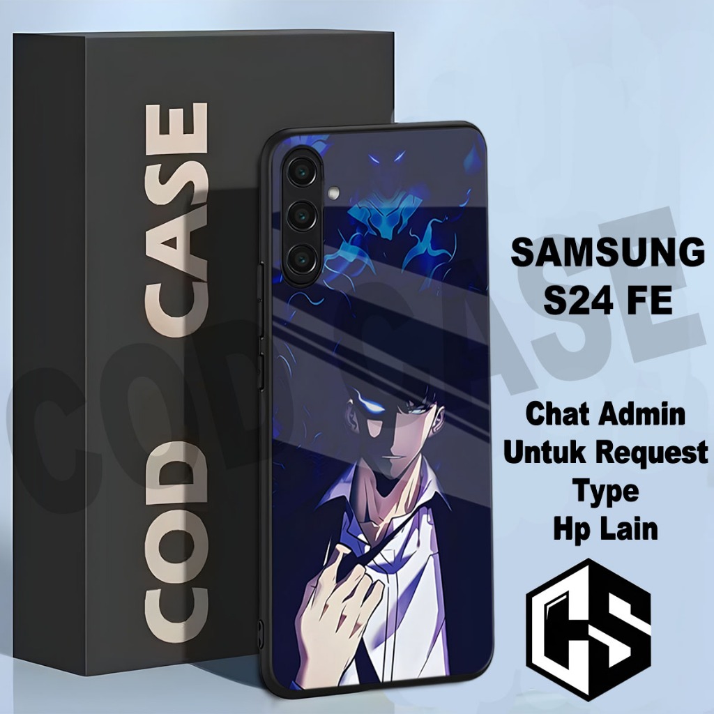 (COD 96) Softcase glossy kilau untuk type Hp SAMSUNG S24 FE / Motif Anime/case samsung s24 fe/casing