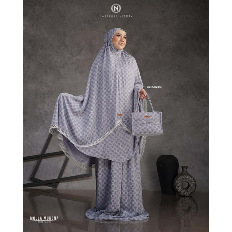 Nadheera Luxury Molla Mukena Rayon Premium