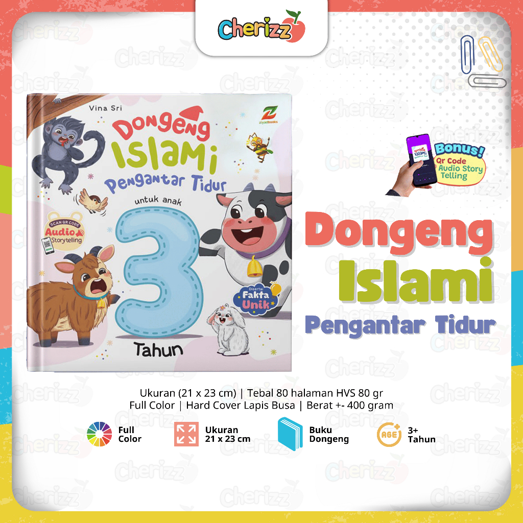 Ziyadbooks - Dongeng Islami Sebelum Tidur untuk Anak Usia 3 Tahun - Buku Cerita Anak Balita