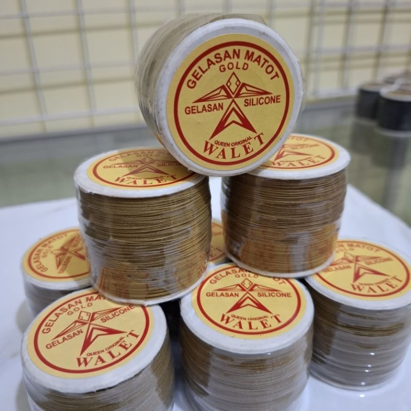( 1 Pak ) Gelasan Bogel WALET MATOT GOLD isi 10 biji gelasan Layangan