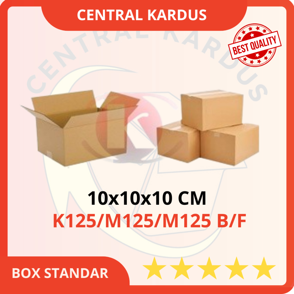 

(ISI 10 PCS) KARDUS PACKING POLOS/Kardus Karton Box Polos Packing UK.10x10x10cm