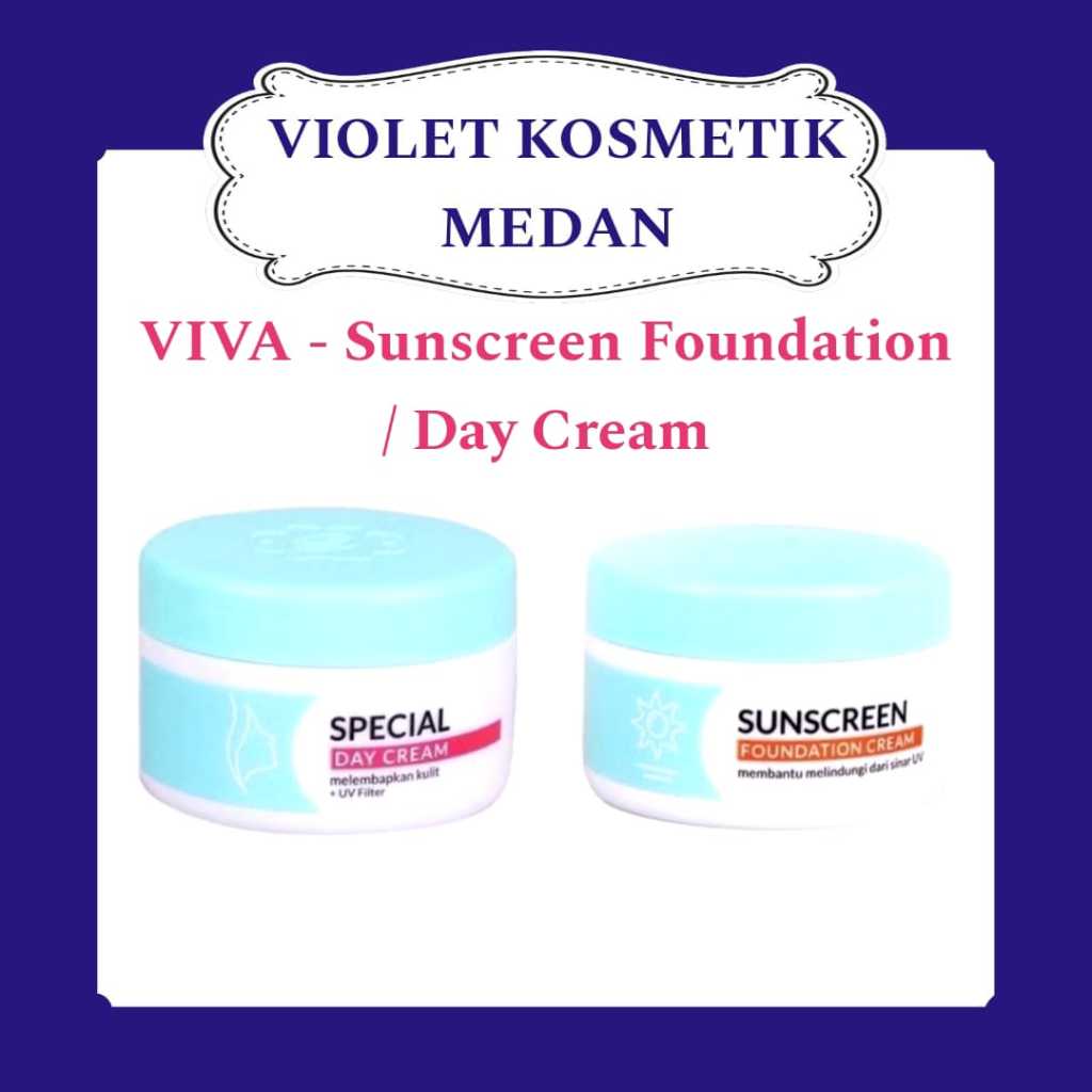 Viva Sunscreen Foundation Cream | Day Cream Viva 22g