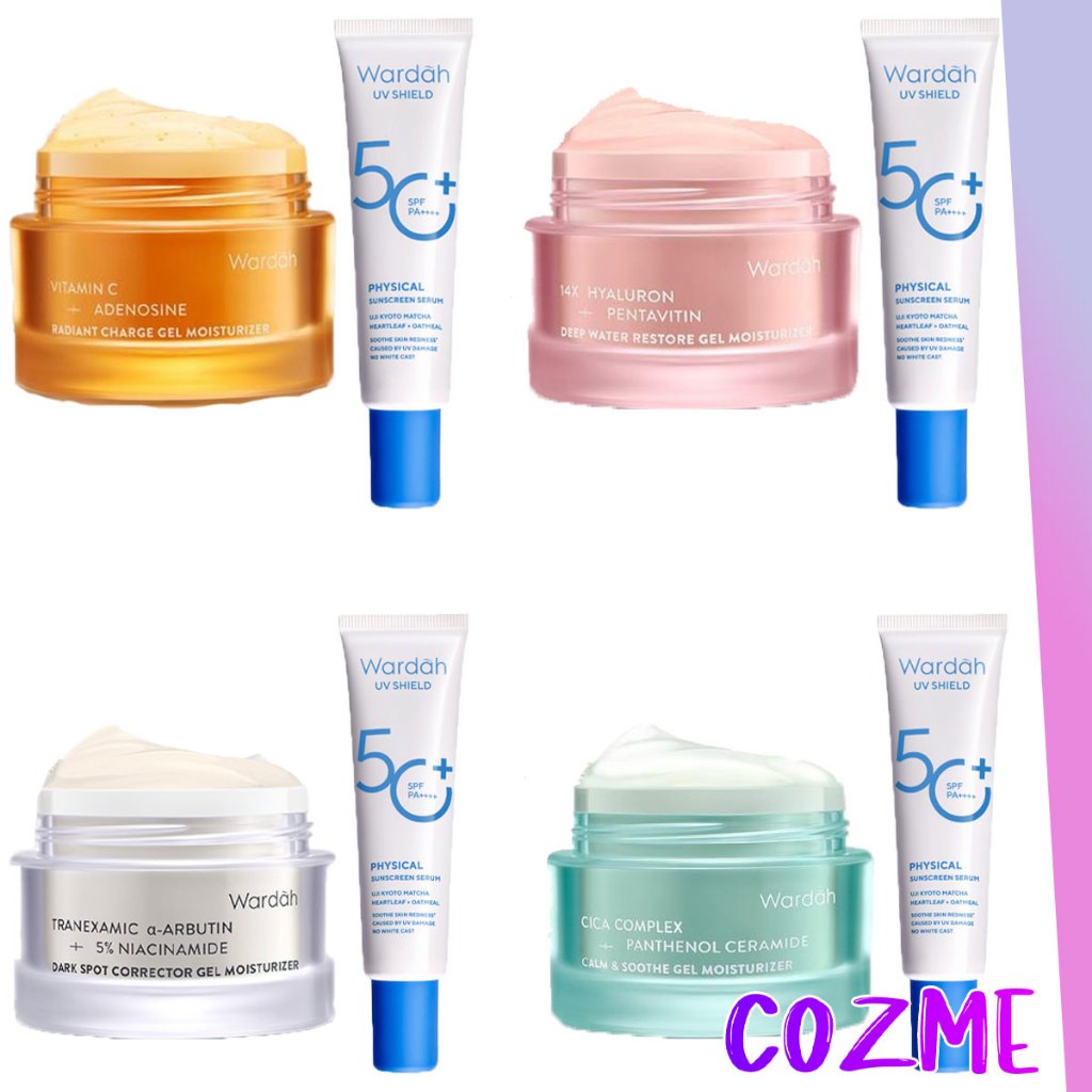 [2 PCS] WARDAH Bundle Sunscreen + Moisturizer