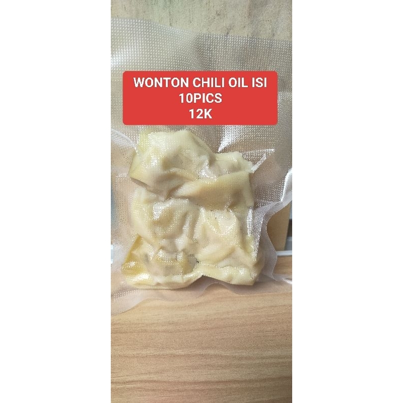 

wonton,chili,oil,pedas,mentap,kenyal,mekanan beku,