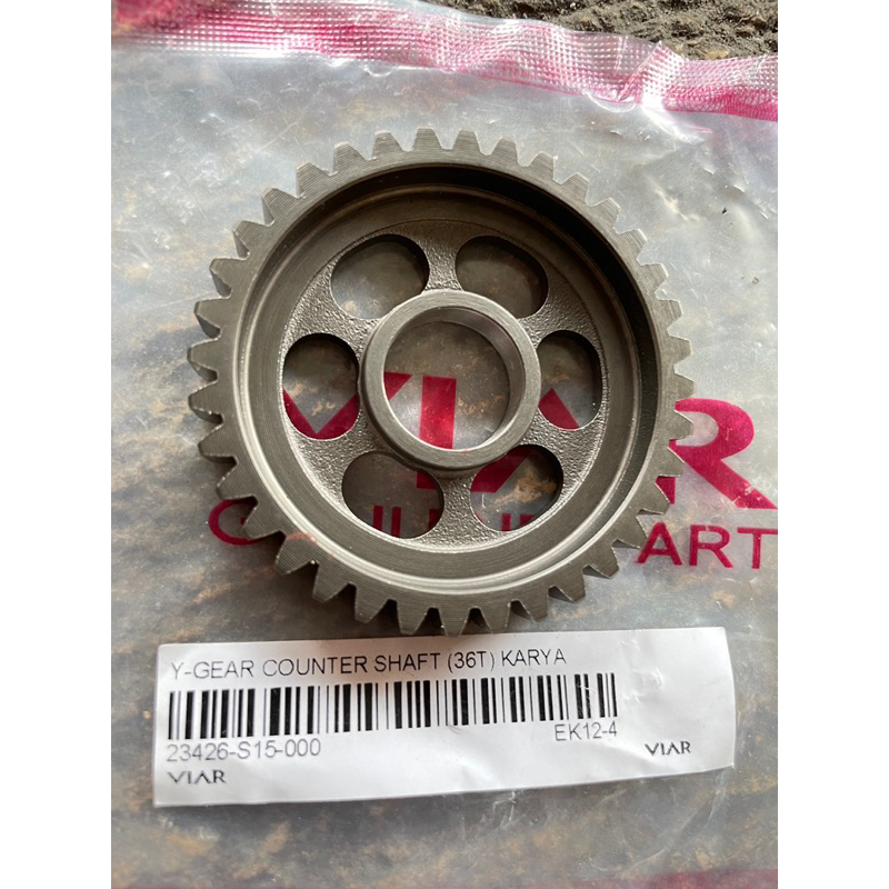 Gigi ke 1 Countershaft 36T Viar Karya 150 200 tipe lama Oil Cooler Cross X 150 Original Viar