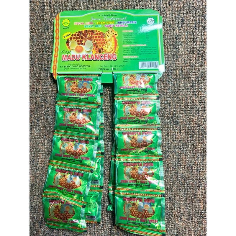 Jamu Kapsul Madu Klanceng Original