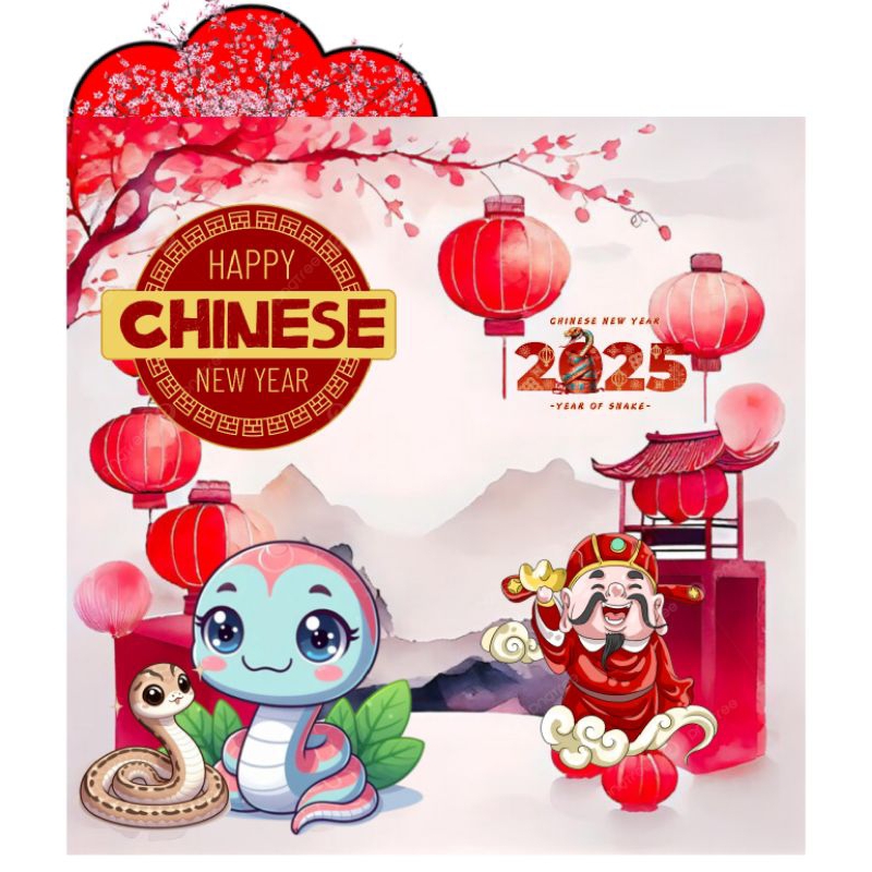 

Kertas Angpao Amplop Permen Imlek Angpau Ular Bisa Request Nama Terbaru Terlaris Termurah Unik