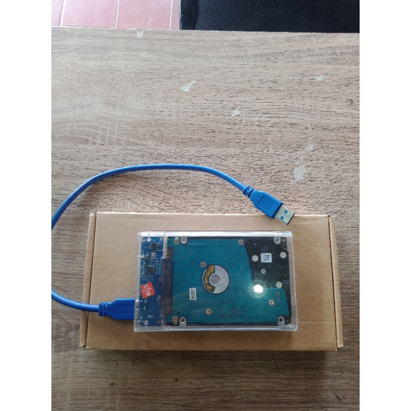 hardisk WD blue + casing hardisk