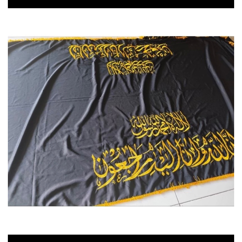 KAIN TUTUP KERANDA JENAZAH HITAM FULL BORDIR TERLARIS