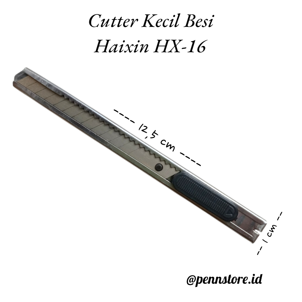 

(pcs) Cutter Kecil Besi Haixin HX-16 - Praktis dan Tajam