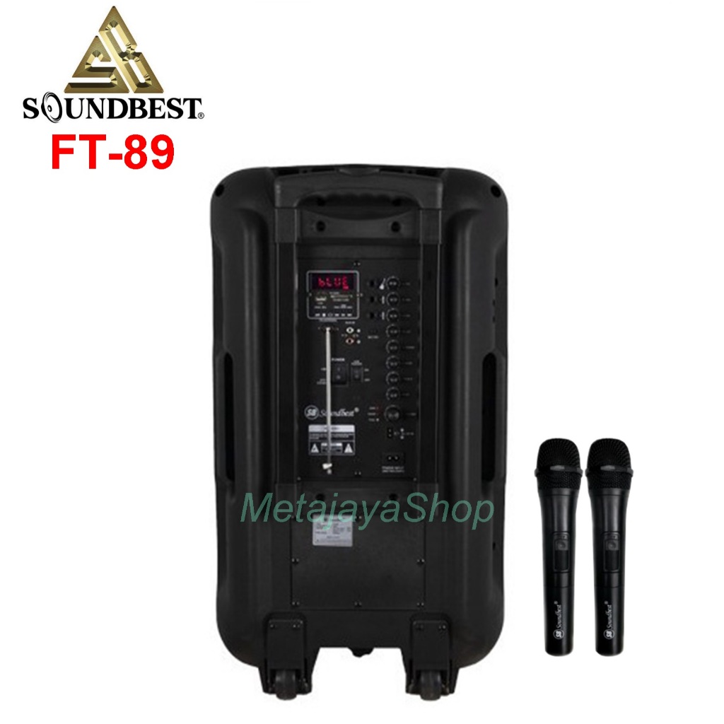 Speaker Portable Soundbest FT-89 – Professional Speaker Trolley 15 inch FT89