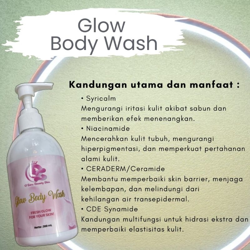 Glow Body Wash D'sars Beauty Skin