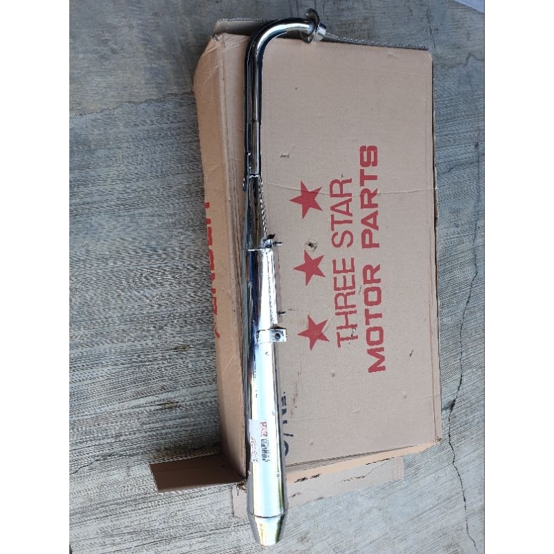 knalpot astrea honda grand bulus grand impresa grand 93 detail original crum merk ntd