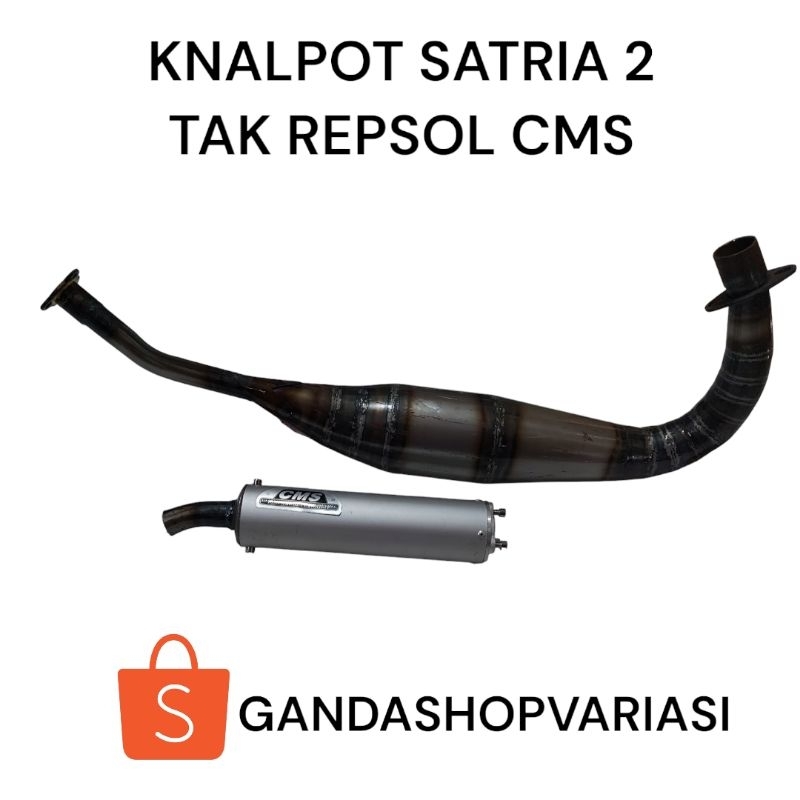 knalpot satria 2 tak model repsol cms suara garing