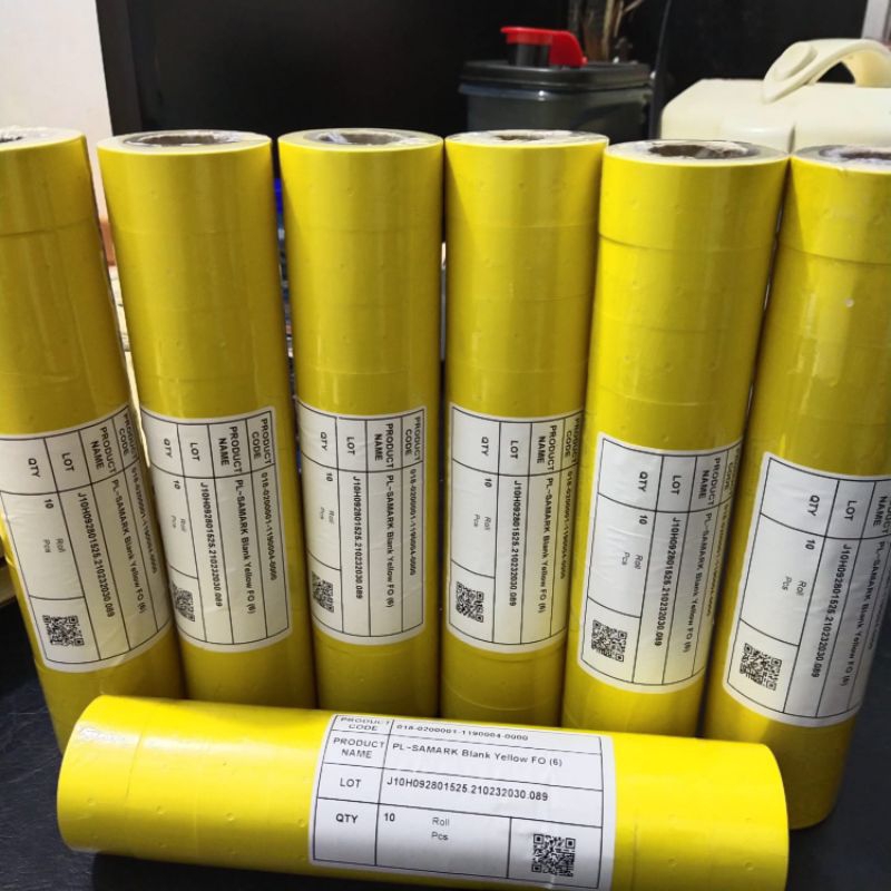 

Label harga 1 line khusus untuk mesin label price SATO Samark
