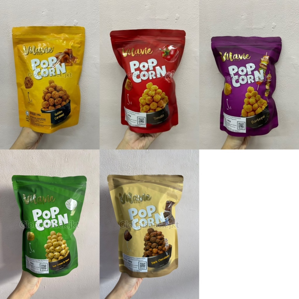 

VILAVIE POPCORN BBQ / TOMATO / GOLDEN CARAMEL- POP CORN