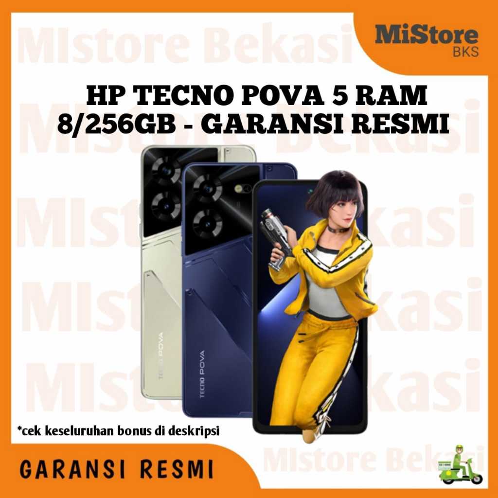TECNO POVA 5 8/256 GB - Garansi Resmi