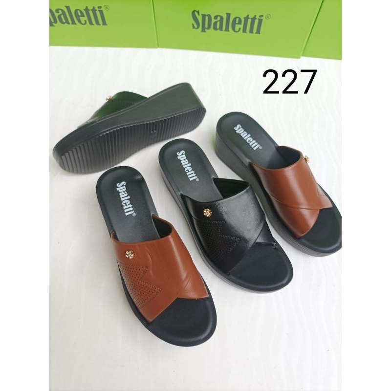 SANDAL WEDGES WANITA SPALETTI IMPORT TERBARU 227