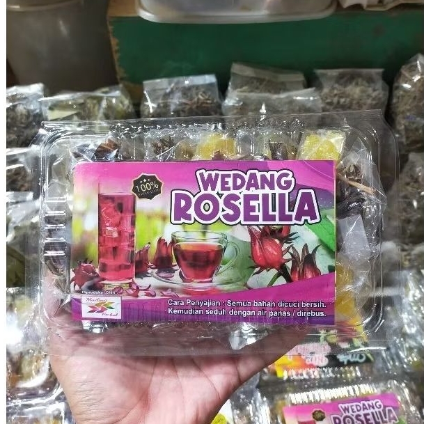 

Wedang Rosella - bunga Rosella - teh bunga herbal - minuman herbal spesial - isi 10 - original Jogja