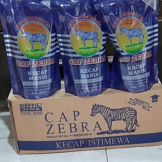 

Kecap Manis Cap Zebra 550 ML