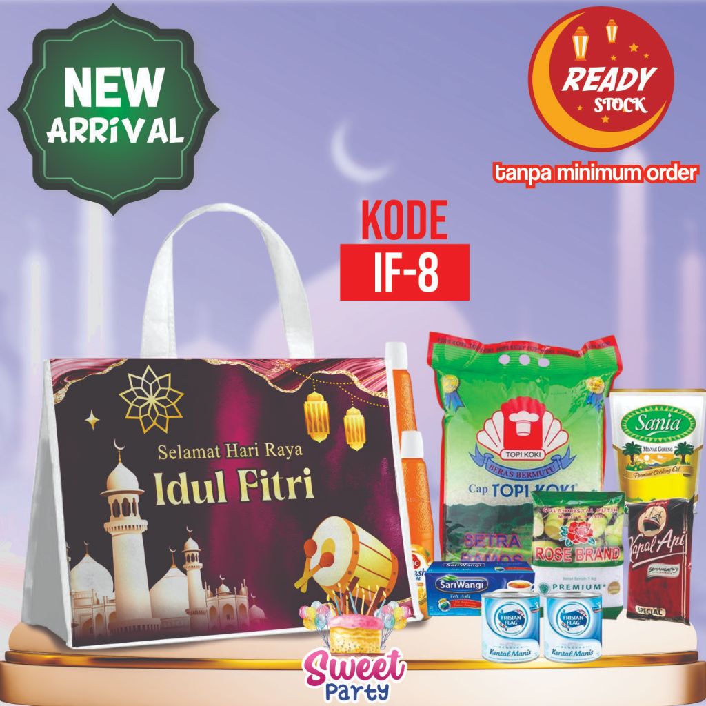 

READY STOCK Tas Goodiebag Hampers Parcel Lebaran Idul Fitri Size Besar Goody Bag Bingkisan Lebaran