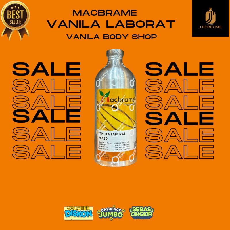 VANILLA BODY SHOP parfume pria dan wanita bibit parfume murni wangi tahan lama segel pabrik ukuran 1