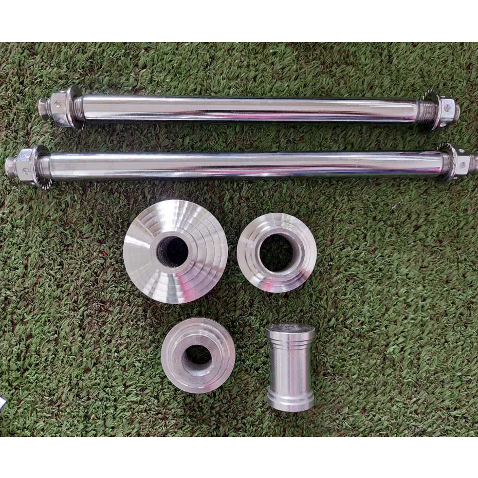 As roda depan belakang swiming arm Rx king custom anti karat set Bosh tromol RX king